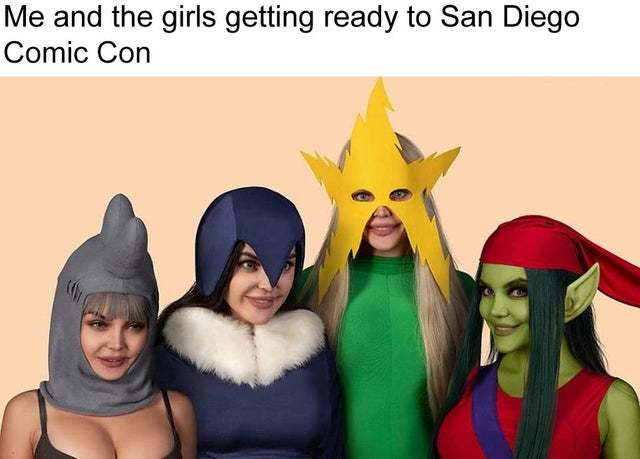 The girls and I are getting ready for San Diego Comic Con. - Reddit, Christina Fink, , Cosplay, Russian cosplay, Me and the boys