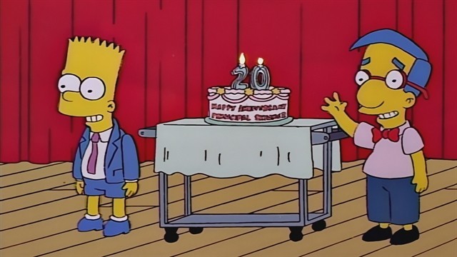 The Simpsons for Everyday [July 20] - The Simpsons, Every day, Cake, Holidays, GIF, Longpost