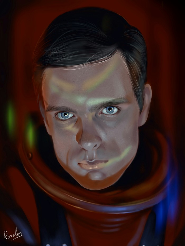 Портрет Дейва из космической одиссеи 2001