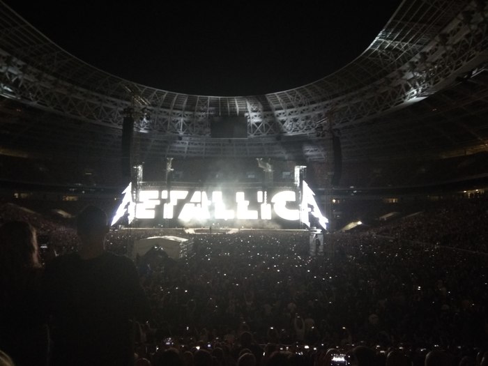 Broom in a puddle - My, Luzhniki, Metallica, Concert, Longpost