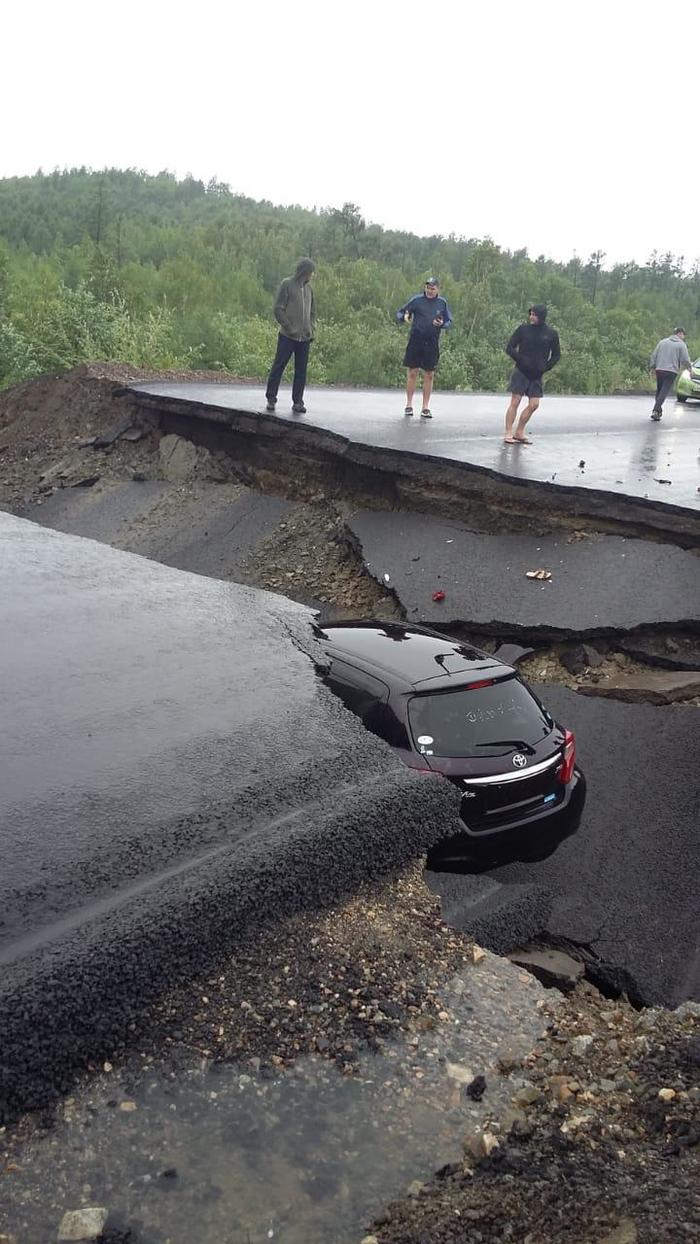 Тем временем на федеральной трассе... - ДТП, Авария, Видео, Дорога, Ерофей павлович, Длиннопост