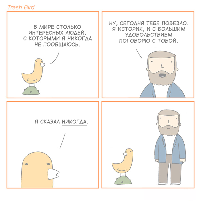 Interesting People (Trash Bird) - Translated by myself, Reza farazmand, Trash bird, Comics