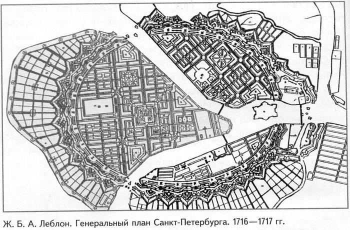 Генеральный план леблона санкт петербурга
