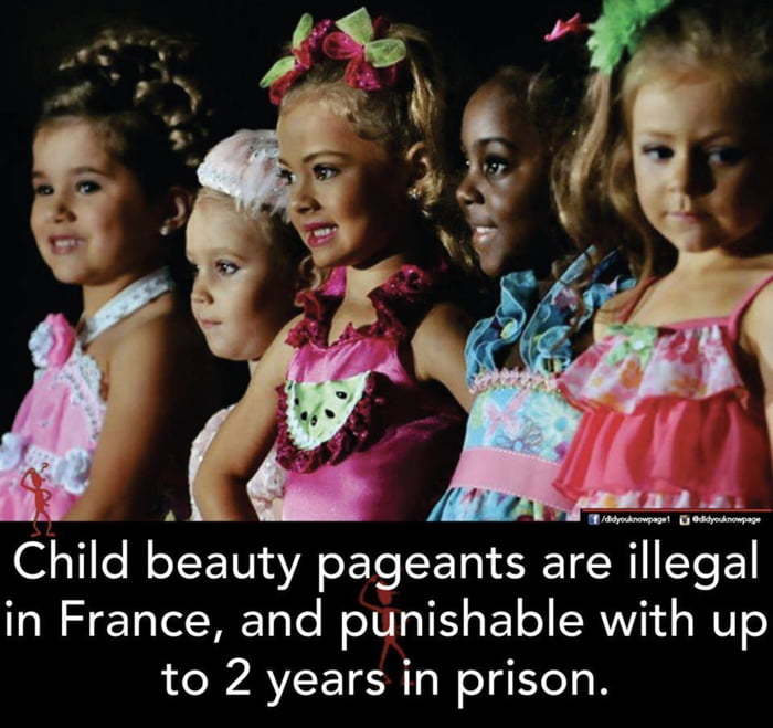 Французы против детских конкурсов красоты