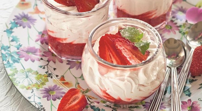 The easiest strawberry dessert - Cooking, Dessert, Strawberry, Yummy, Cook at home, Recipe, Strawberry (plant)