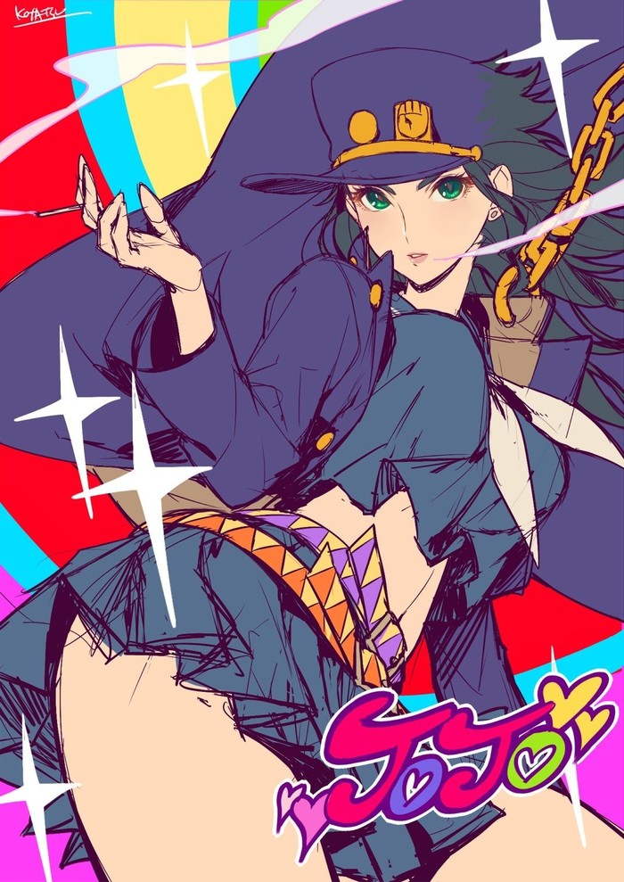 Jotaro Kujo Jojos Bizarre Adventure, Kujo Jotaro,  63, , Anime Art