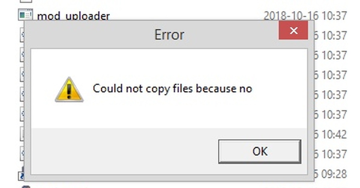 Download files because. Скопировать ошибку. Can not. Ошибка Error copying file. Create not copy.