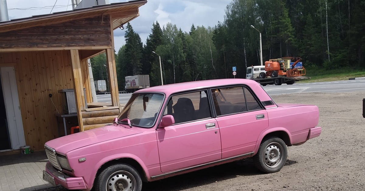 Малиновая ваз 2107