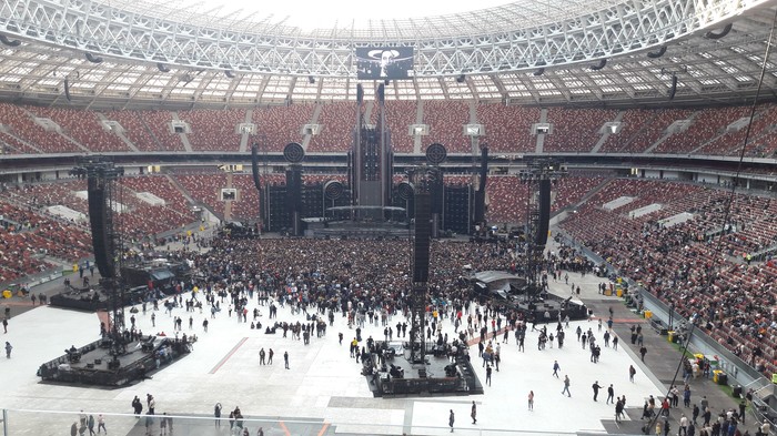 Waiting for the start - My, Rammstein, Moscow