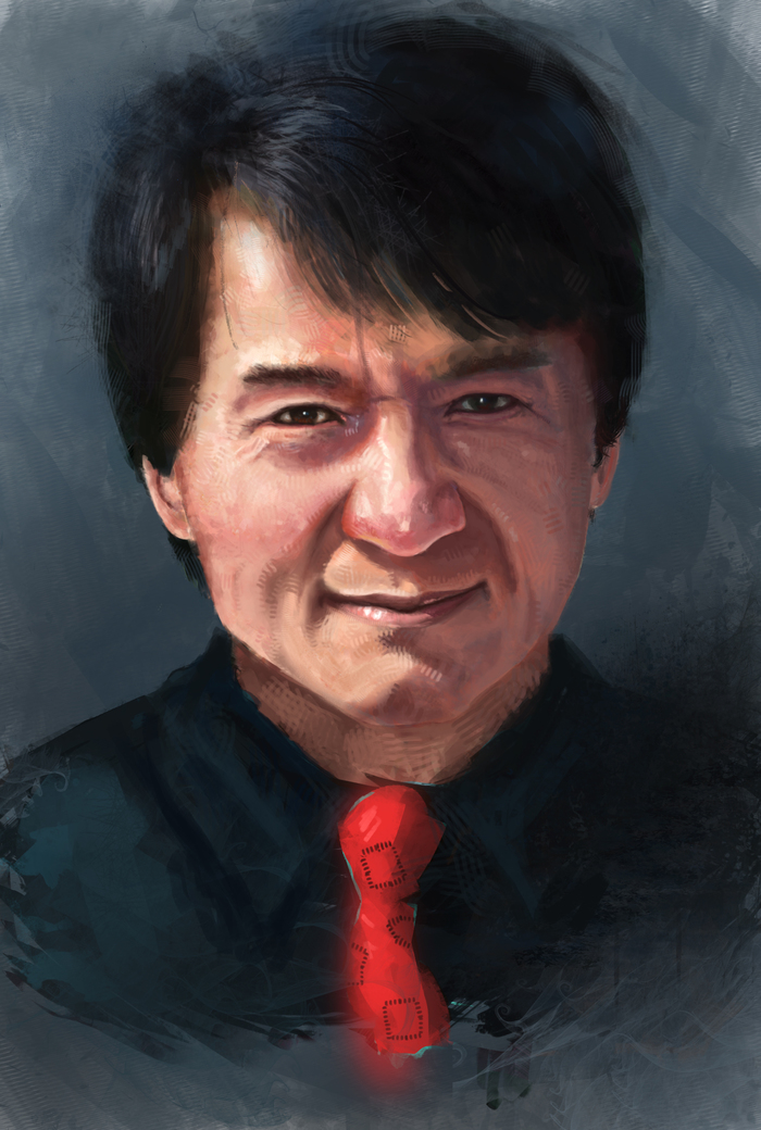 Well, who needs a war? Jackie Chan Stadik. - My, Art, Jackie Chan, Stud, Digital drawing