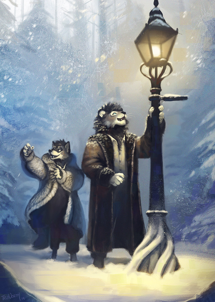 Familiar Beacon - Furry, Art, Winter, Trunorth, Snow