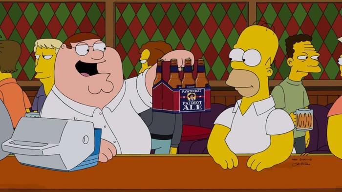 Simpsons for every day [August 2] - The Simpsons, Beer, , GIF, Longpost, International Beer Day, Peter Griffin, Mo Sizlak, , Homer Simpson, , Bart Simpson, Barney Gumble, Bar u Mo, Beer mug, Duff beer