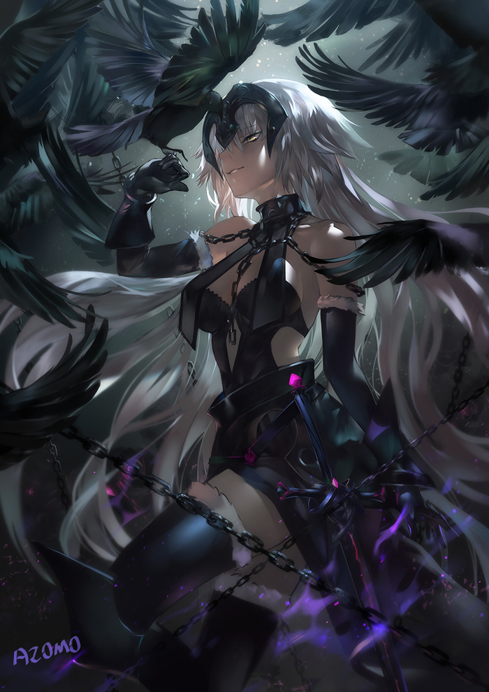 Anime Art - Anime, Anime art, Fate grand order, Jeanne alter, Azomo