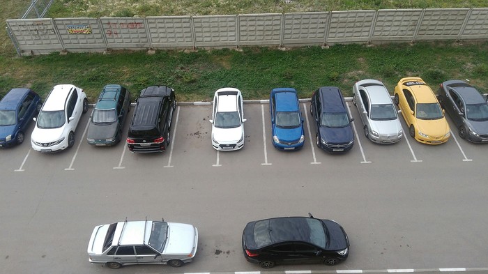 Parking - My, Parking, The photo