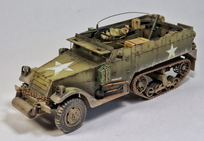 M4 with 81mm mortar from Dragon, 1/35. - My, Scale model, Modeling, Models, Armored vehicles, The Second World War, Longpost