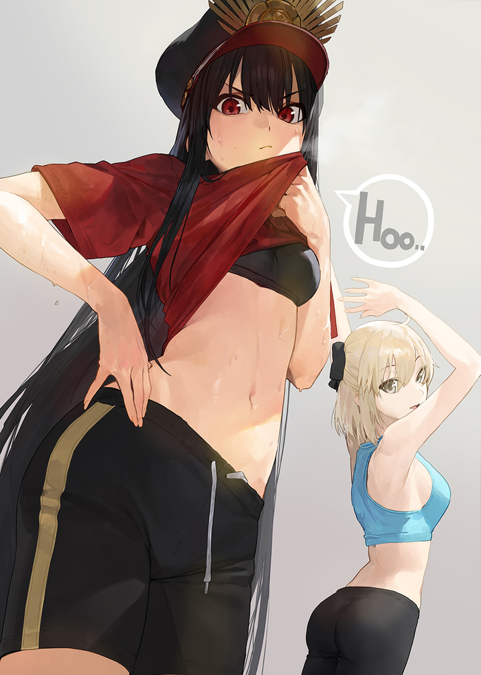 Anime Art - Anime, Anime art, Fate grand order, Oda nobunaga, Okita souji, Anastasia Romanova, Longpost