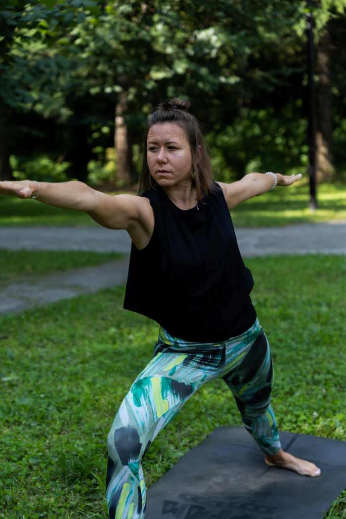 Summer Yoga class in Sokolniki park. - My, Beginning photographer, Yoga, Sokolniki, Summer, PHOTOSESSION, Longpost