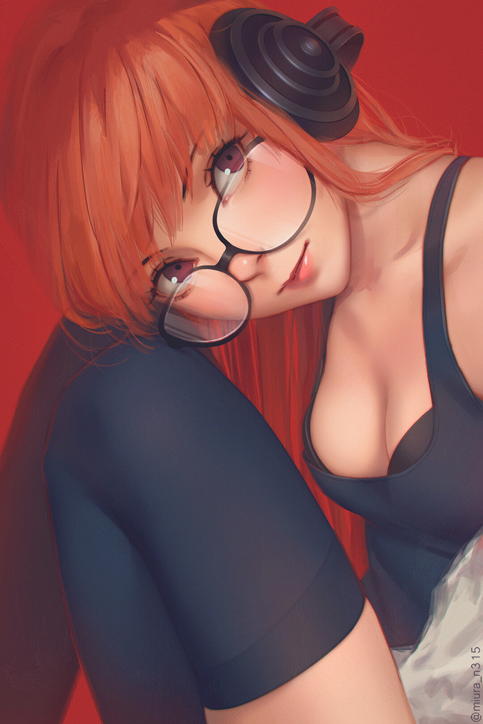 Futaba - Арт, Рисунок, Sakura Futaba, Persona 5, Miura-N315