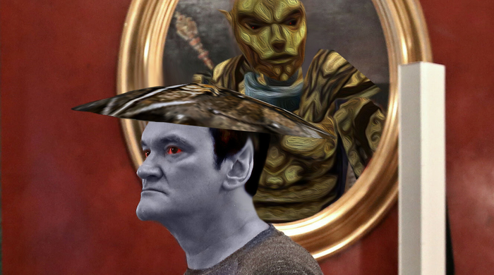 Tarantino in the world of old games - My, The Elder Scrolls III: Morrowind, HOMM III, GTA: San Andreas, Half-life, Sonic the hedgehog, Fallout: New Vegas, Quentin Tarantino, SIIM, Longpost