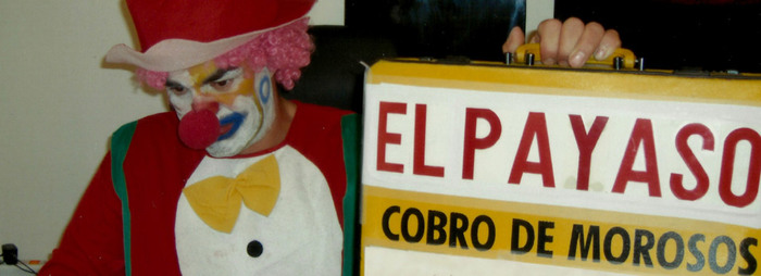 Жесткие испанские коллекторы ...  или "атака клоунов" ... Клоун, Коллекторы, Деньги, Компания, Крипота, Мат, Испания, Длиннопост