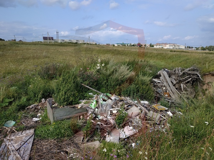 The landfill liquidated in words in Mariinsky Posad still lies in place - My, Chuvashia, Dump, Ecology, Environment, Eco-environment, Video, Longpost