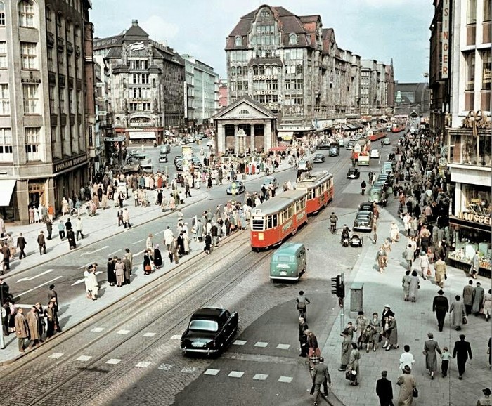 Germany late 1950s - West Germany, 50th, Longpost, The photo, FRG, Retro