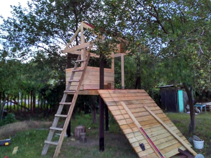 УДачаная история. Домик вокруг деревьев детям. Часть 7 Домик на дереве, Мечта, Детям, Детская площадка, Длиннопост