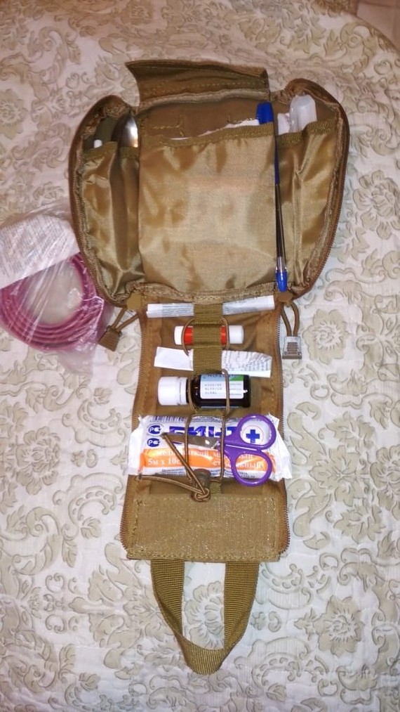 A small first aid kit just in case. - My, First aid, First aid kit, Longpost