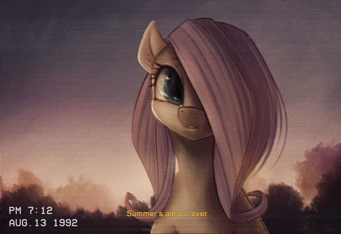 Summer is almost over - My little pony, Fluttershy, Ventious, PonyArt