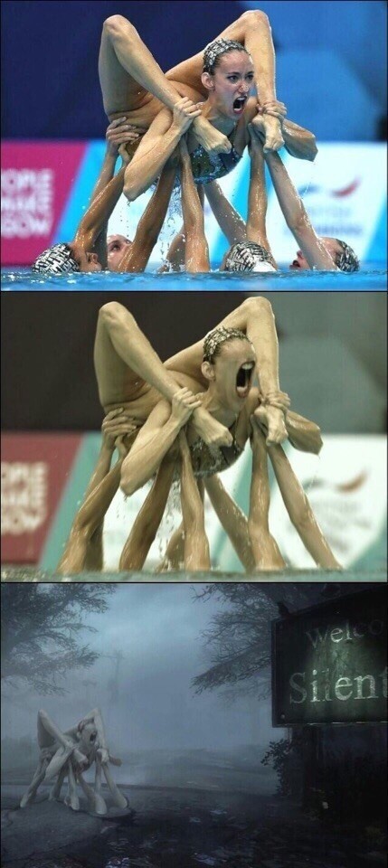 Sports crypto - Kripota, Synchronized swimming, Fotozhaba