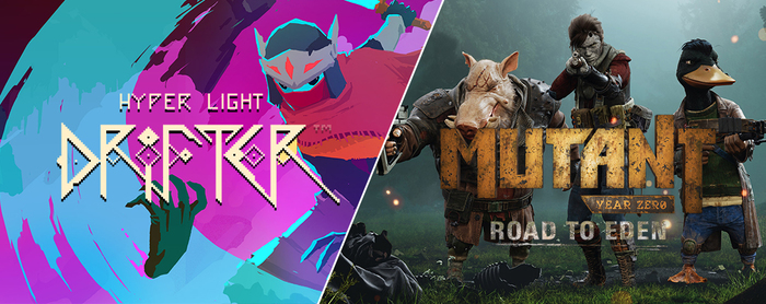 Hyper Light Drifter/Mutant Year Zero: Road to Eden   Epic Games  22  Epic Games, Epic Games Store, , , Hyper Light Drifter, Mutant Year Zero: Road to Eden,  Steam