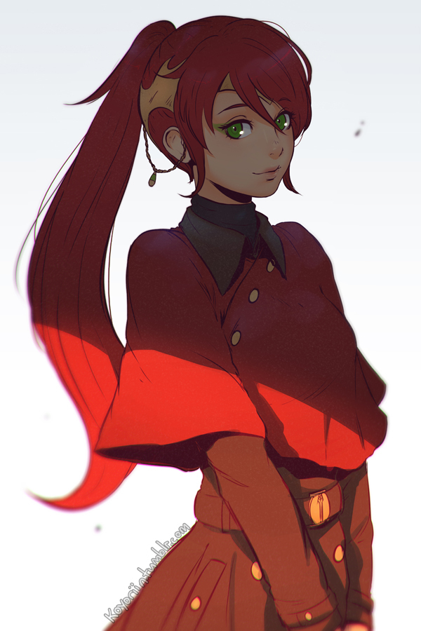 Pyrrha Nikos by Koyorin - Anime Art, Аниме, RWBY, Pyrrha nikos, Koyorin, Сериалы