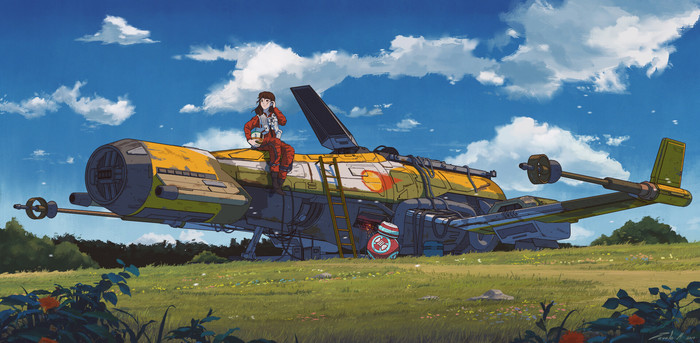 Star Wars Studio Ghibli style - Art, Drawing, Star Wars, Studio ghibli, Anime art