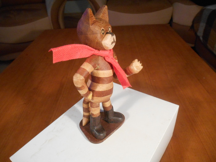 Matroskin figurine. - My, cat, Carpenter, Matroskin the cat, Figurine, Figurines