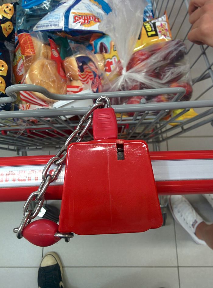 I did it - Grocery trolley, Lock, Impossible