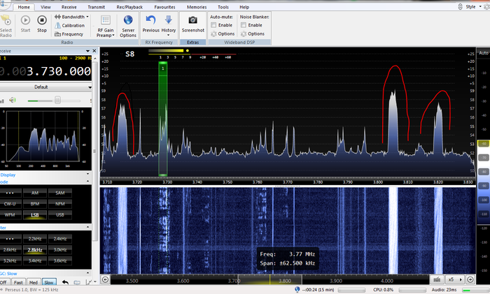    BPSK-31 Ham, Websdr, 