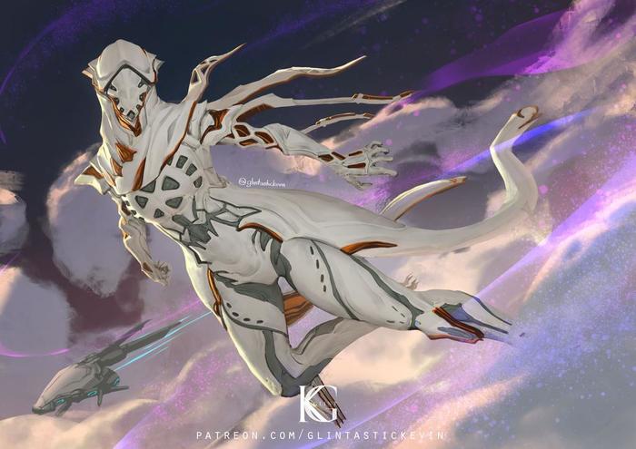 Wisp - Kevin Glint, Warframe, Wisp Warframe, Games, Art