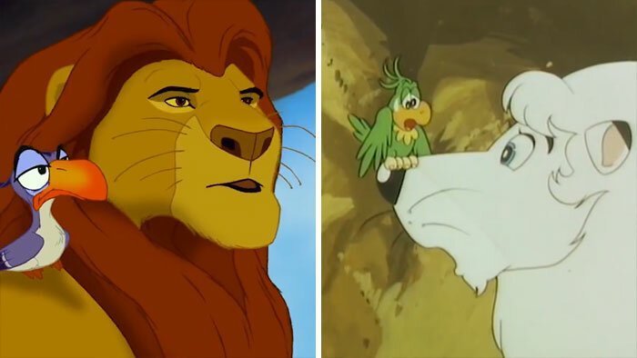 On the left The Lion King 1994 - on the right Kimba the White Lion 1965 - Плагиат, The lion king, Cartoons, Longpost, Kimba