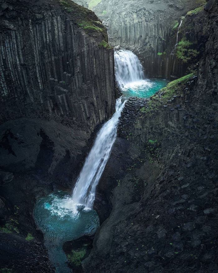 The magical beauty of Iceland - The mountains, Waterfall, Basalt, Iceland, beauty, Nature