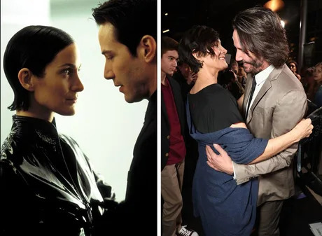 Neo and Trinity 20 years later - Matrix, Movies, Keanu Reeves, , It Was-It Was, Kerry-Ann Moss