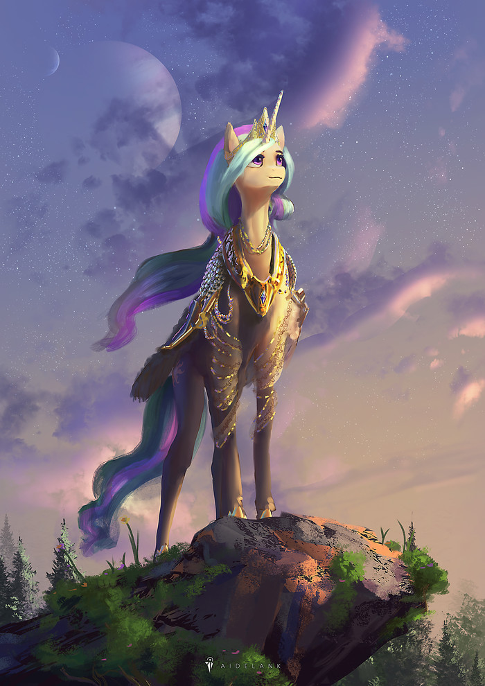 Celestia My Little Pony, Princess Celestia, , Aidelank