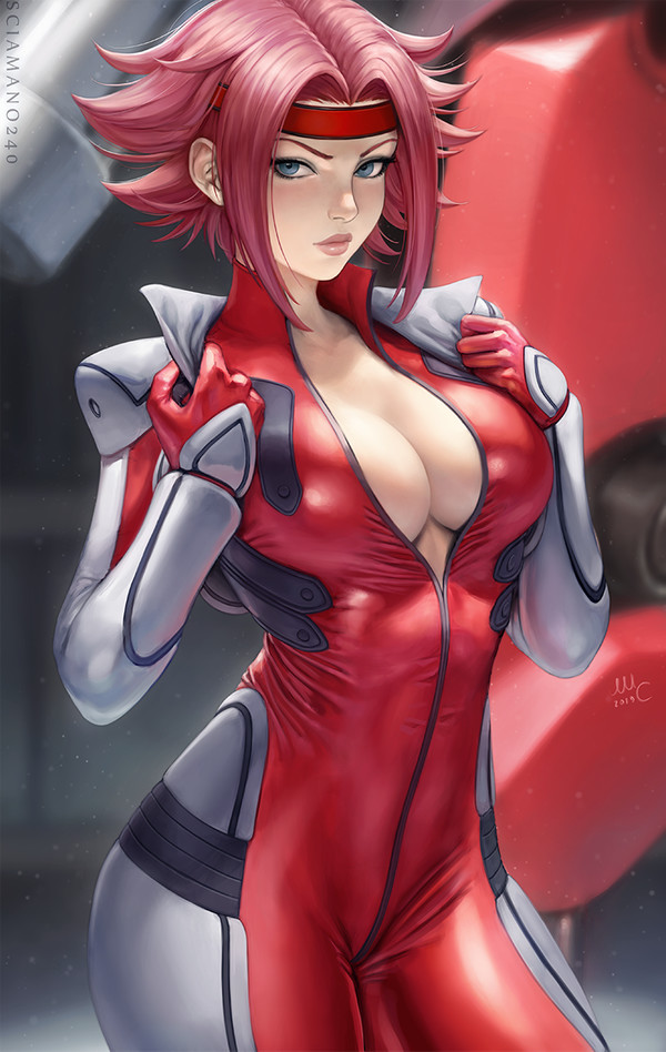 Kallen - Code Geass - NSFW, Арт, Рисунок, Фэнтези, Anime Art, Аниме, Code Geass, Kallen Stadtfeld, Sciamano240