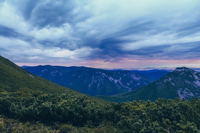 Mount Snezhnaya, Primorsky Krai. - My, The mountains, Tent, Primorsky Krai, Clouds, Escudo, Mountain tourism, Wild tourism, Travels, Longpost