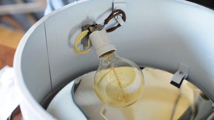 Лофтовый светильник из советского ХЛАМА. Своими руками, Лофт, Реставрация, Работа с деревом, Переделка, Светильник, Творчество, Видео, Длиннопост, Блошиный рынок