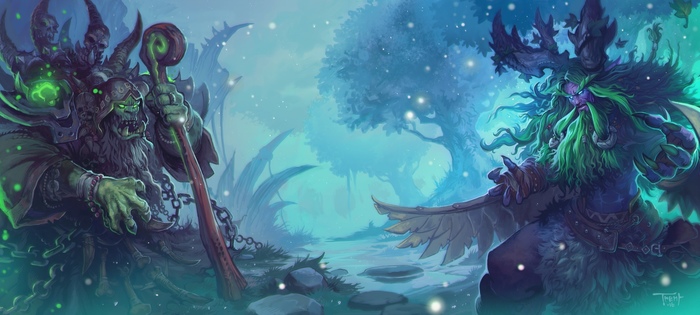 Hearthstone E-sports banner by by Trent Kaniuga. - Wow, Warcraft, Blizzard, Game art, Art, Creation, Hearthstone