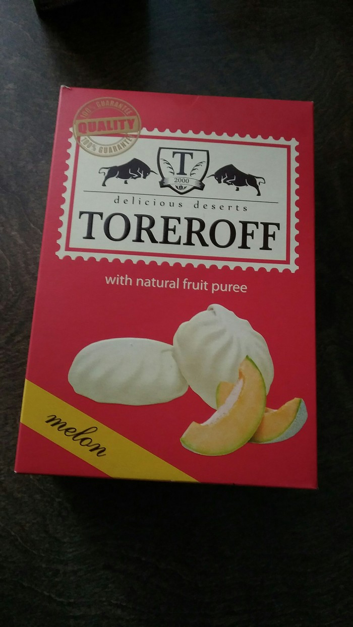 Marshmallow Toreroff Delicious deserts - My, Error, Package, Longpost