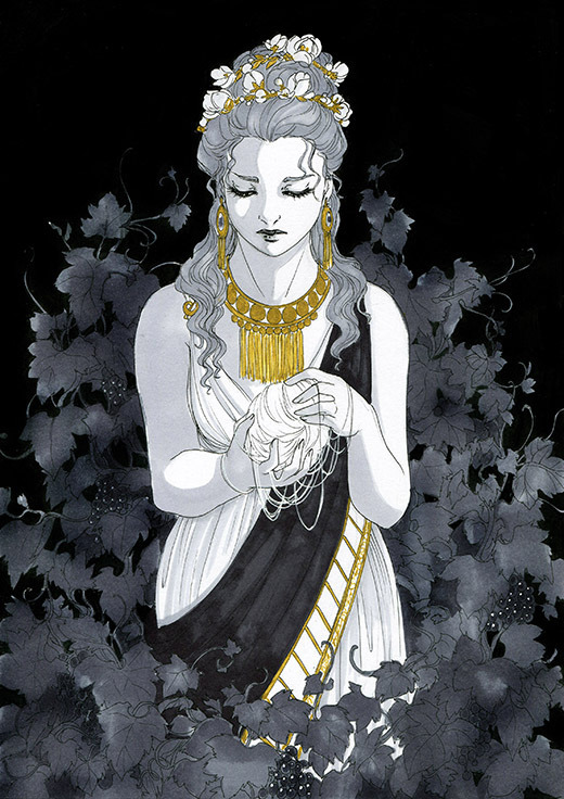 Ladies of ancient mythology - Ancient greek mythology, Art, , Longpost