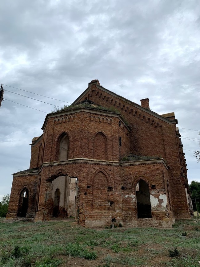 Kircha Schaefer - My, Church, Germans of the Volga Region, Ruins, Longpost