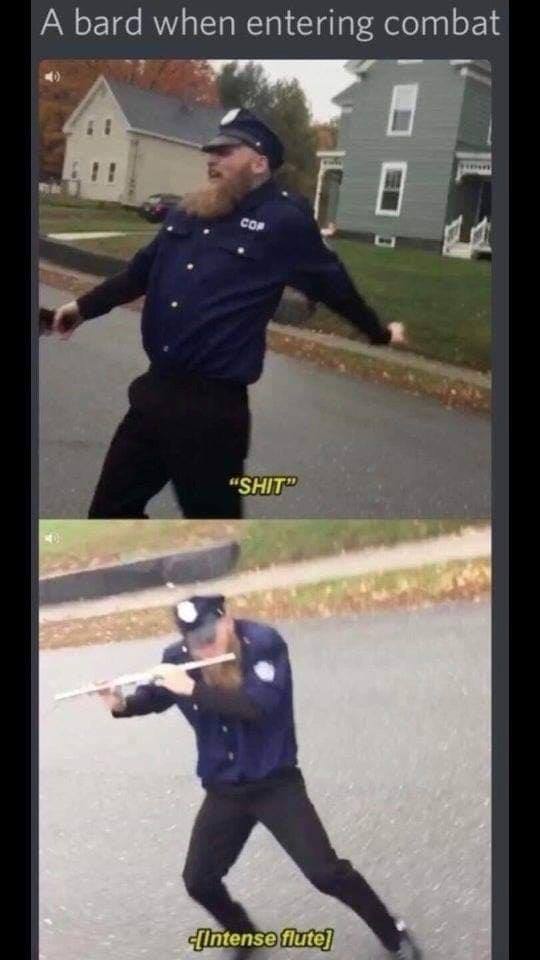 Когда бард вступает в битву