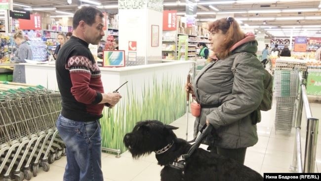 The road will be mastered by the walking - Guide-dog, Giant schnauzer, Longpost